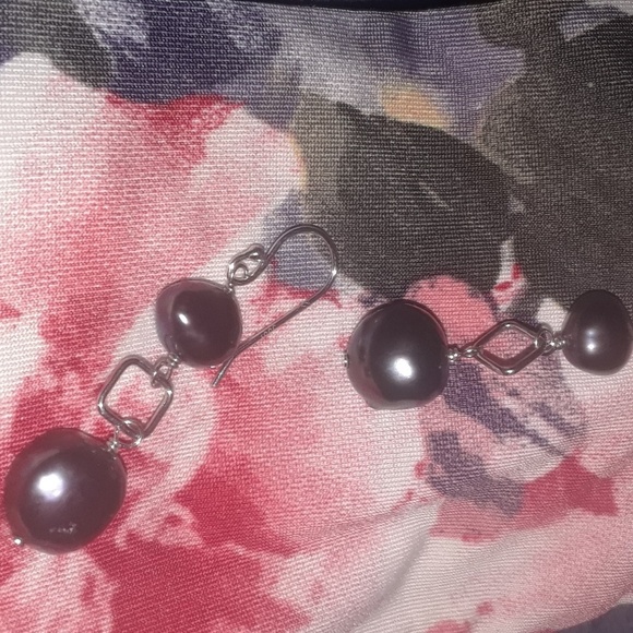 🤑Baroque Pearl Earrings!!! - Picture 2 of 4